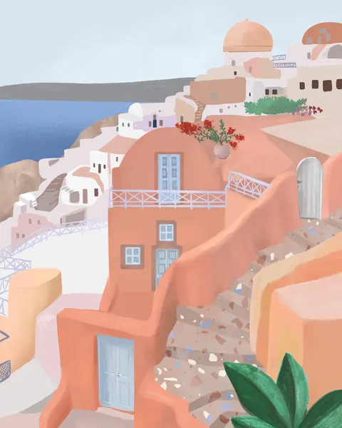 Santorini, Greece by Petra Lizde