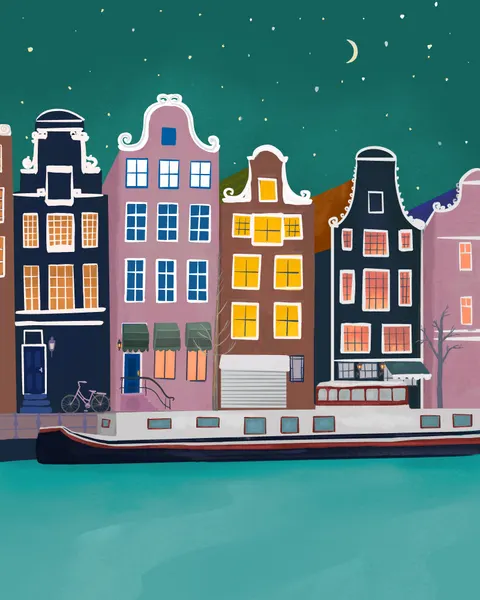 Amsterdam by night by Petra Lizde