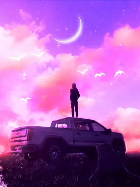 Purple Sky Dream Journey by Ritvik takkar