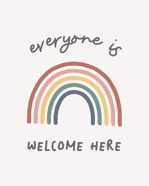 Everyone Welcome Rainbow by KsanaKalpa