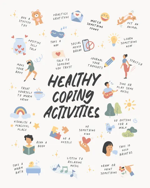 Healthy Coping Activities by KsanaKalpa