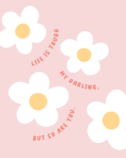 Uplifting Daisy Quote by KsanaKalpa