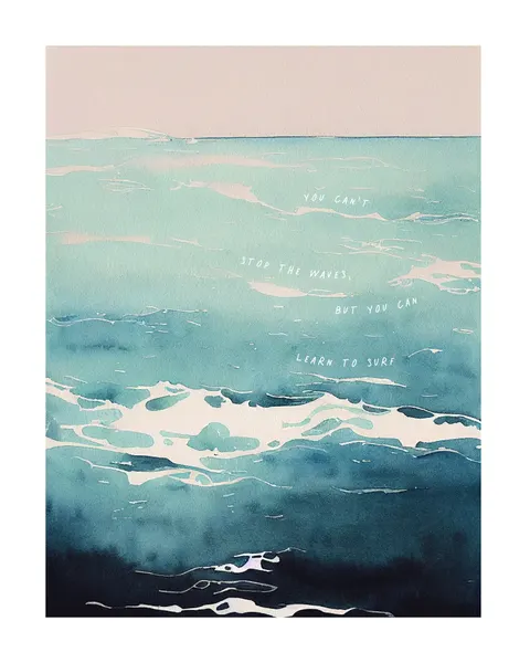 Inspirational Ocean Waves by KsanaKalpa