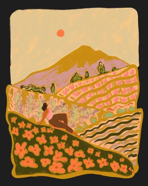 Field Of Flowers by Arty Guava