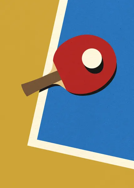 Table Tennis Team Red by Rosi Feist