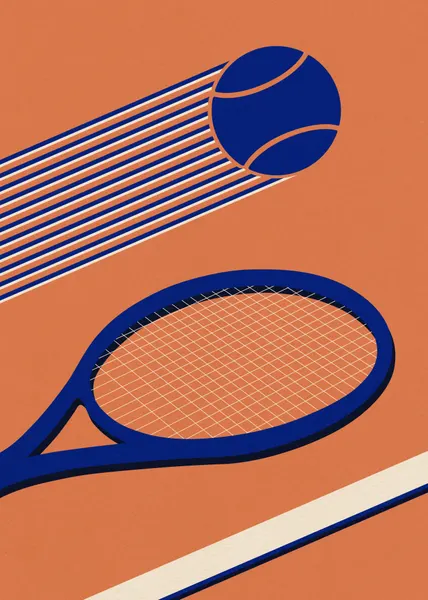 Tennis 80s by Rosi Feist