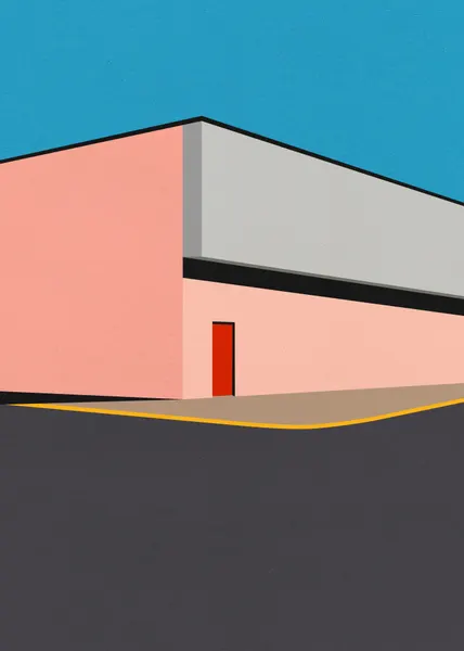 Warehouse Illustration by Rosi Feist