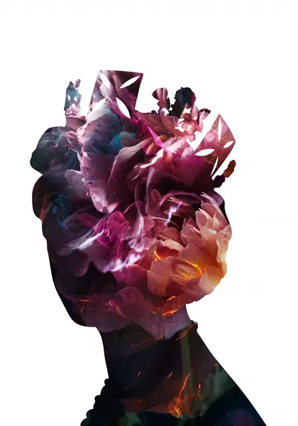 Dreamy Floral Silhouette by Sarah Manovski