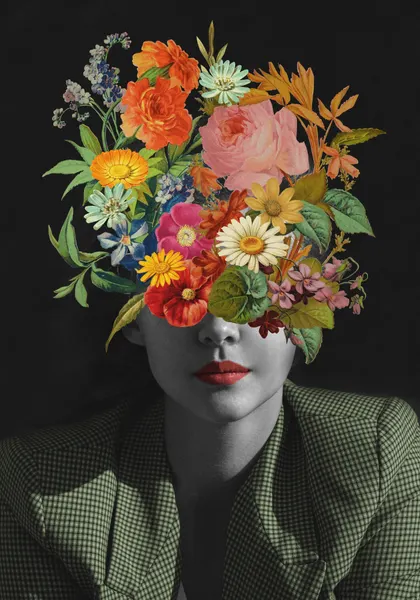 Blooming Head Portrait by Frida Floral Studio