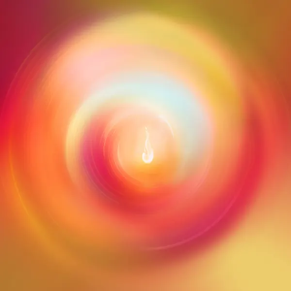 Radiant Spiral Flame by Emel Tunaboylu