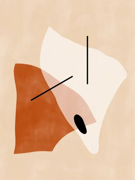 Warm Organic Shapes by Elena Ristova