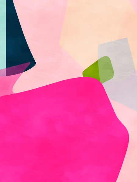 Pink pastel shape by Ana Rut Bre