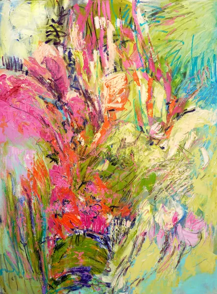 Expressionist Colorful Abstract by Dorothy Fagan