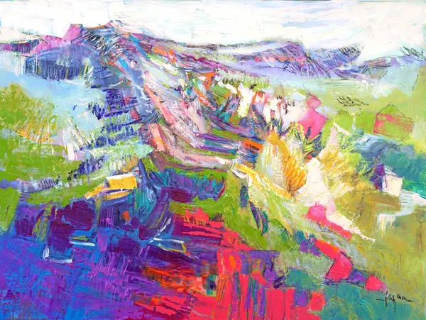 Colorful Horizon by Dorothy Fagan
