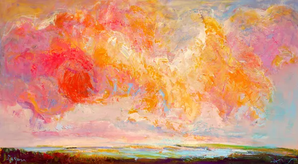 Fiery Skyscape by Dorothy Fagan