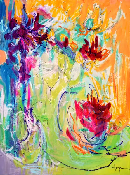 Vibrant Blossoms by Dorothy Fagan