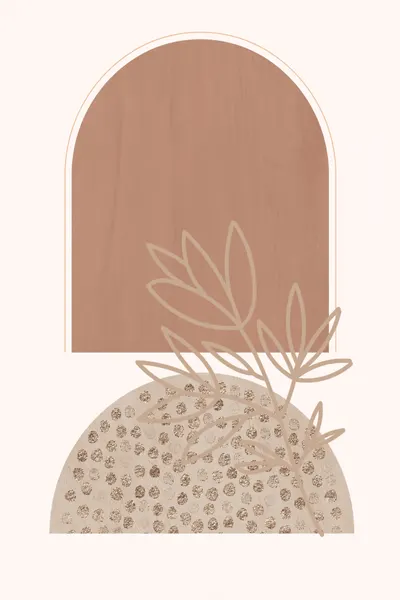 Boho Arch Botanical by Sally Ann Moss