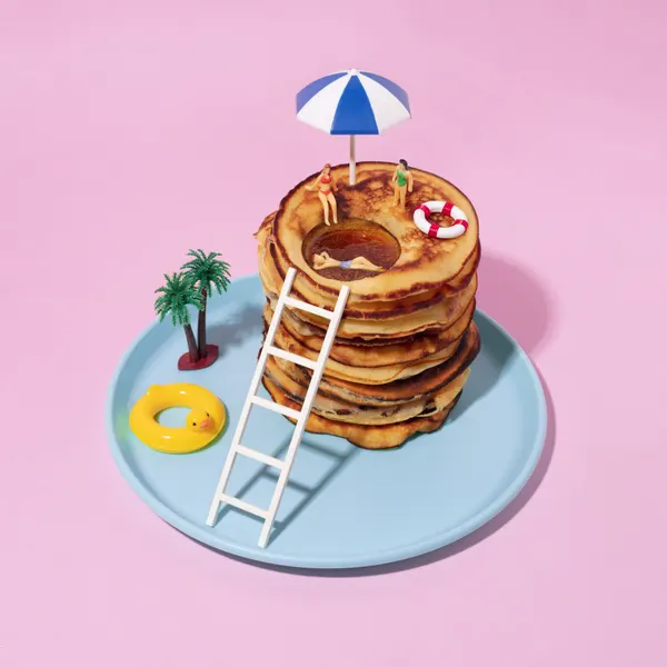 Miniature Pancake Vacation by Julia Ramiro