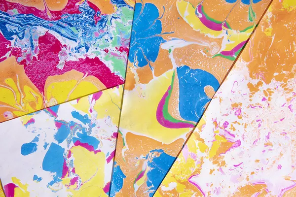 Vibrant Marbled Patterns by Julia Ramiro