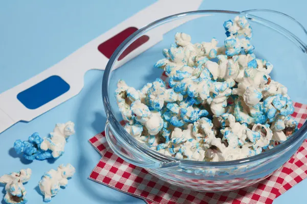Blue Popcorn Movie Treat by Julia Ramiro