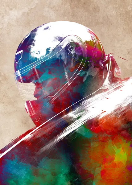 Colorful Speed Helmet by Justyna Jaszke