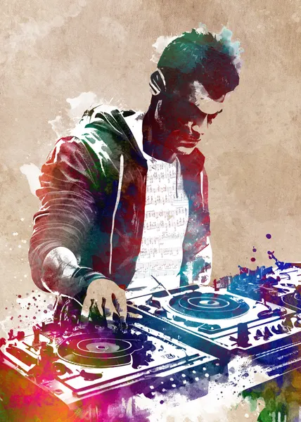 Music DJ 1 by Justyna Jaszke