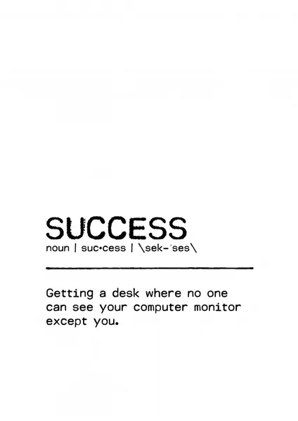 Funny Success Definition by Orara Studio