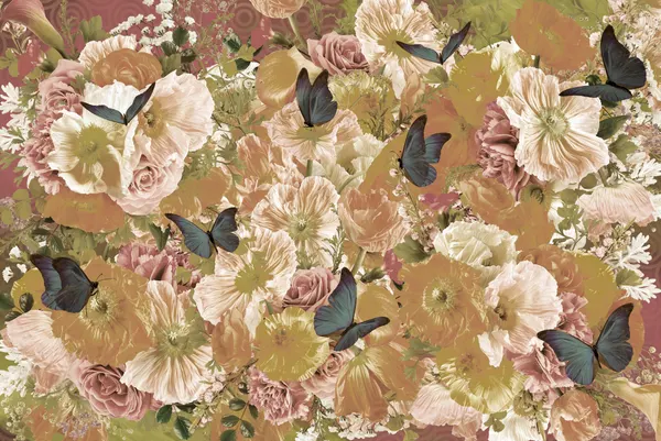 Lush Garden Butterflies by Sue Skellern