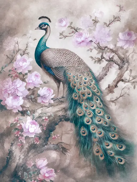 Majestic Peacock Blossoms by Andrea Haase