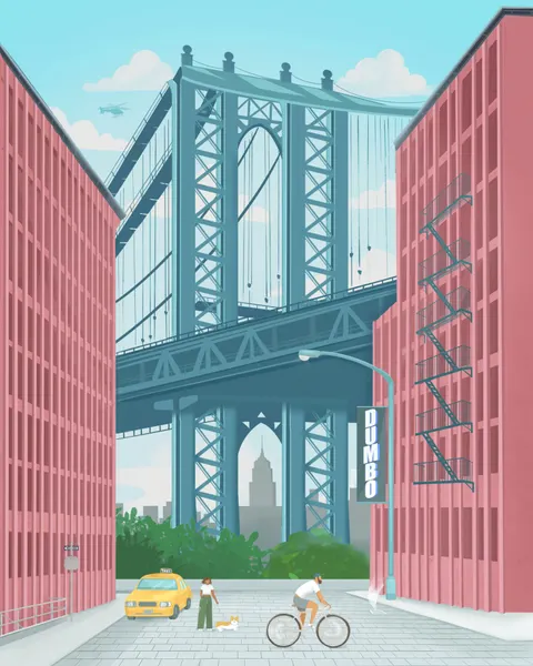 Dumbo, New York by Petra Lizde
