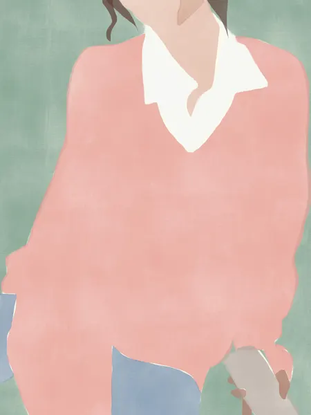 Pink Sweater Style by Little Dean