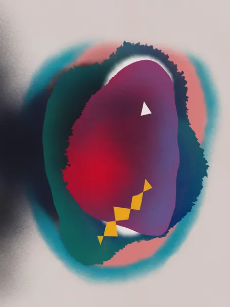 Vibrant Abstract Shapes by Little Dean