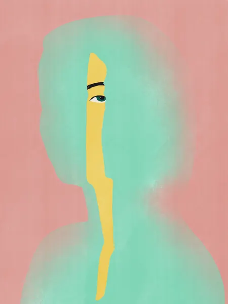 Thoughtful Profile Gaze by Little Dean