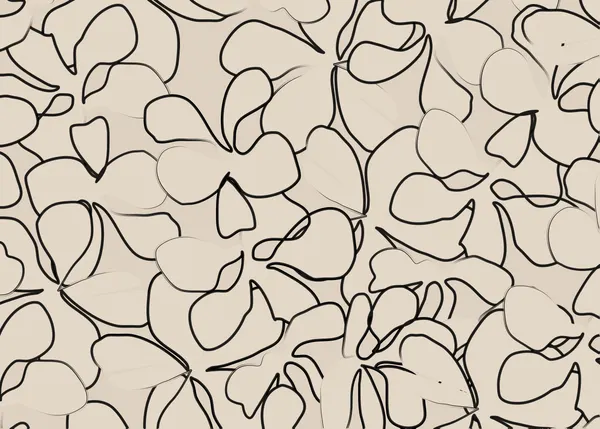Abstract Floral Lines by Elena Ristova