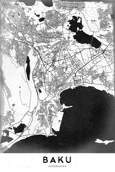 Baku City Map by StudioSix