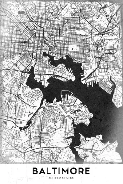 Baltimore City Map by StudioSix