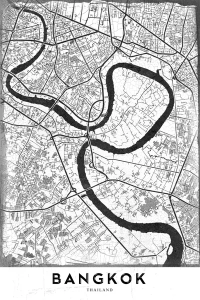 Bangkok Chao Phraya Map by StudioSix