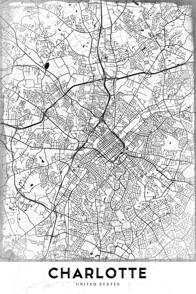 Charlotte City Map by StudioSix