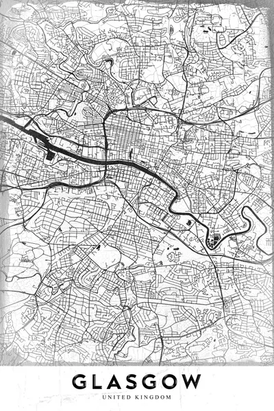 Glasgow City Map by StudioSix