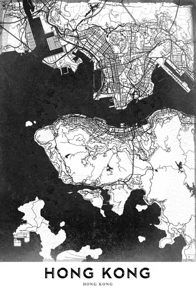 Hong Kong City Map by StudioSix