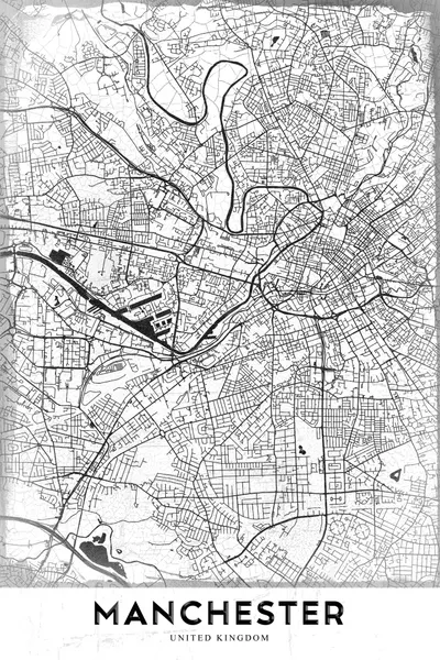 Manchester City Map by StudioSix