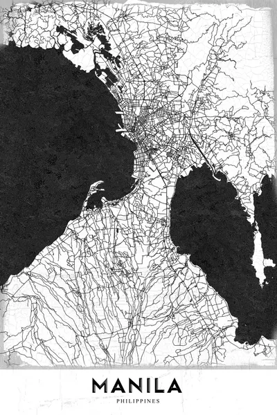 Modern Manila City Map by StudioSix