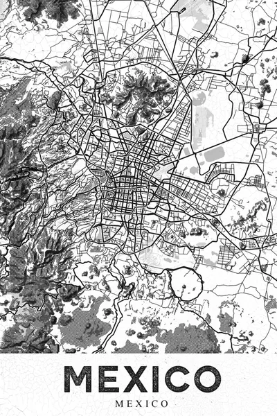Mexico City Urban Map by StudioSix