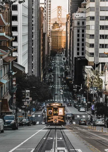 San Francisco Cable Car View by Christian Lindgren