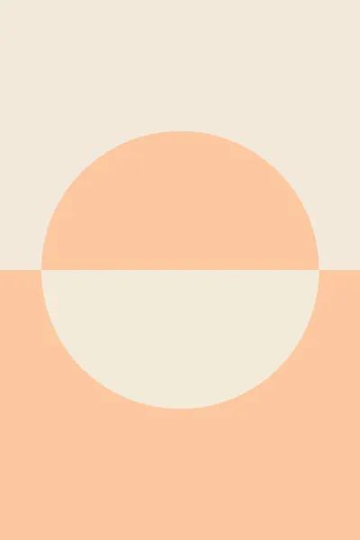 Peach Cream Divided by Pictufy Studio