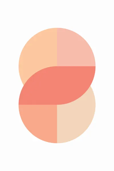 Soft Geometric Harmony by Pictufy Studio