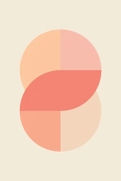 Soft Geometric Balance by Pictufy Studio