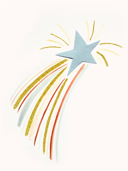 Glittering Shooting Star by Gemma Bardot