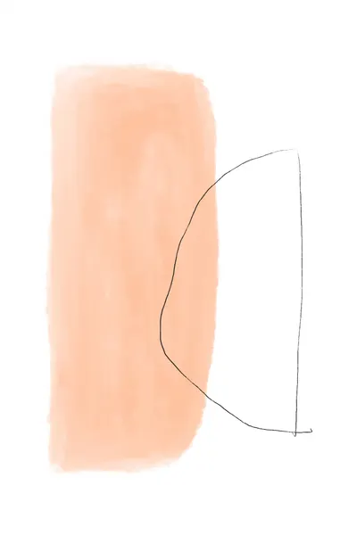 Peachy Contours by uplusmestudio