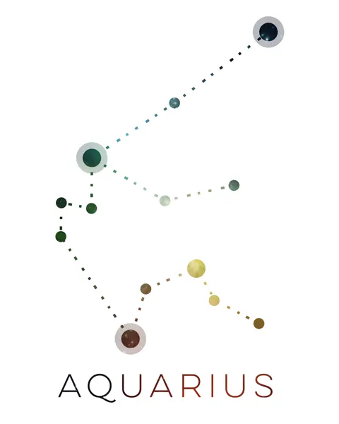 Aquarius Constellation Art by Emiliano Deificus